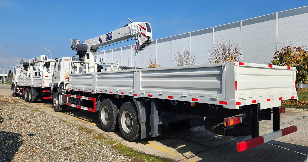 Бортовая автоплатформа с кран-манипулятором Homan-H5 6x4 - 10 т