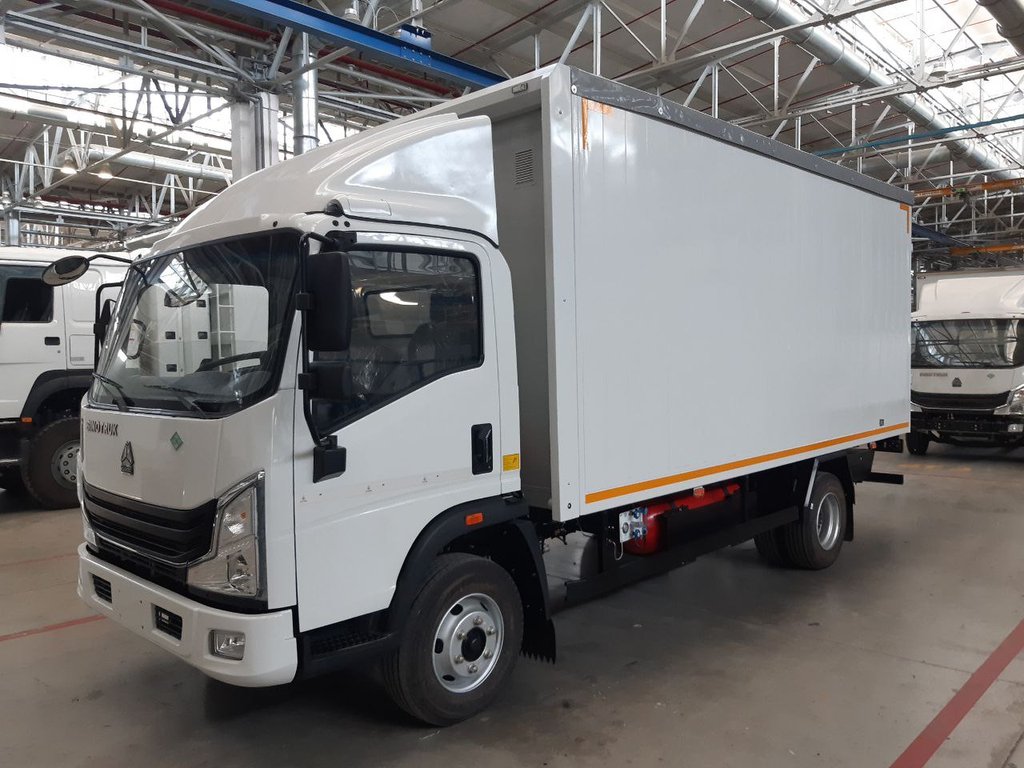 Цельнометаллический автофургон со сдвижной крышей Homan-H3 4x2 CNG - 6 т / 24 куб.м