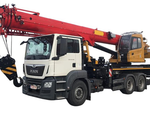 Автокран MAN TGS 33.400 6x4 BB CH SL082 - 32 т 