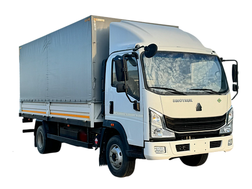 Бортовой автомобиль с тентом Homan-H3 4x2 CNG - 6 т / 24 куб.м