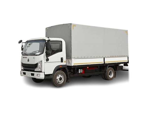 Бортовая автоплатформа с тентом Homan-H3 4x2 CNG - 5.15 т 