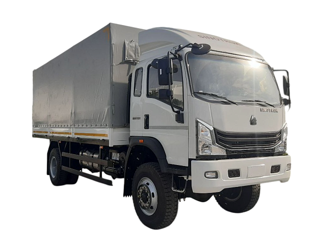 Бортовой автомобиль с тентом Howo-H3 4x4 - 8 т / 28 куб.м
