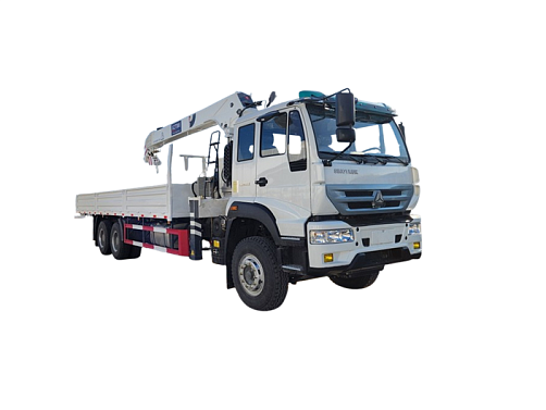 Бортовая автоплатформа с кран-манипулятором Homan-H5 6x4 - 10 т