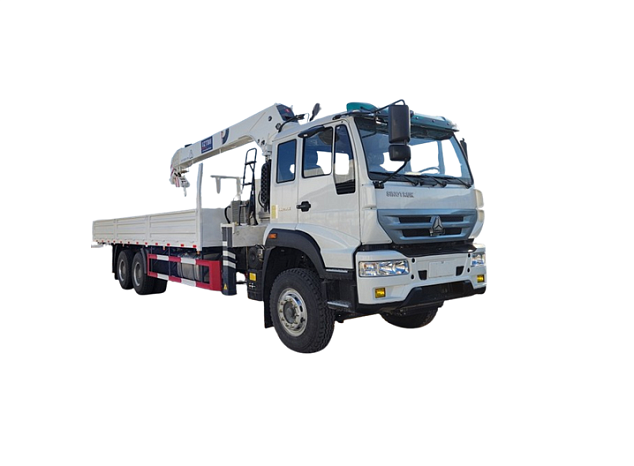 Бортовая автоплатформа с кран-манипулятором Homan-H5 6x4 - 10 т