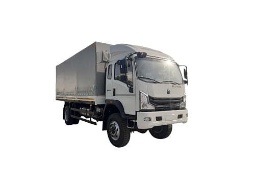 Бортовая автоплатформа с тентом Homan-H3 4x4 - 9 т 
