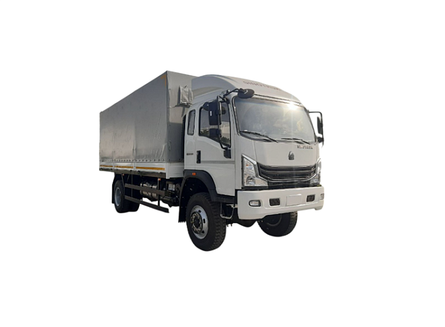 Бортовая автоплатформа с тентом Homan-H3 4x4 - 9 т 