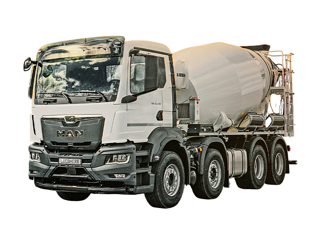 Автобетоносмеситель MAN TGS 41.400 8x4 BB CH ML032 - 12 куб.м