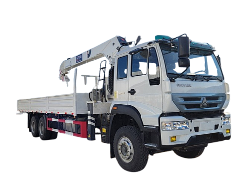 Бортовая автоплатформа с кран-манипулятором Homan-H5 6x4 - 10 т