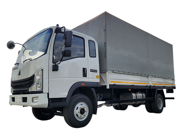 Бортовой автомобиль с тентом Homan-H3 4x2 - 6 т / 24 куб.м